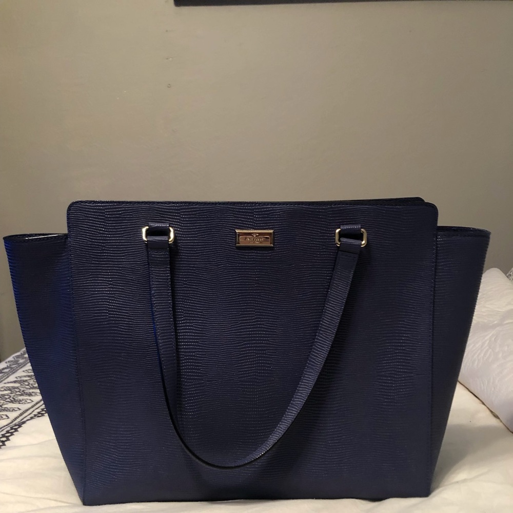 Kate Spade royal blue large tote